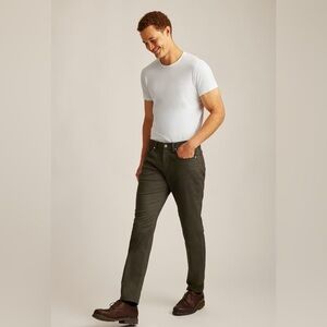 Men’s Bonobos Green Slim 5 Pocket Jeans Size 34x32
